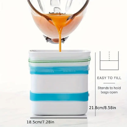 Meal Preparation Bag Container For Frozen Leftovers And Soup Kitchen Gadgets